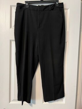 Christopher & Banks Black Women's Dress Pants - Straight Leg, Ankle length